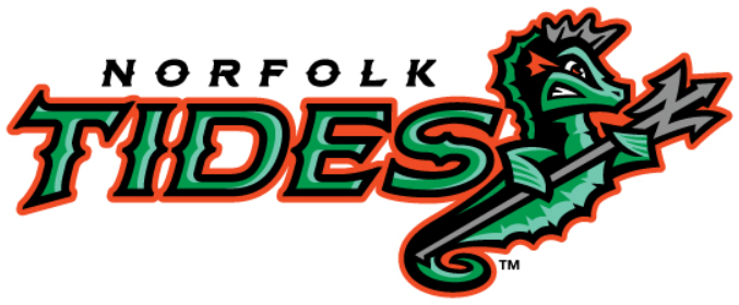 Norfolk Tides 2016-Pres Primary Logo vinyl decal